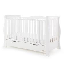 obaby stamford luxe sleigh cot bed