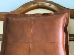 Genuine Leather Cushion Cover