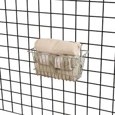 Wall Mounted Wire Baskets For Slatwall