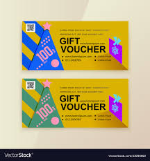 Abstract Voucher Template Flyer For Business