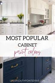 The Most Popular Cabinet Paint Colors