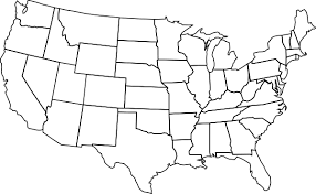 United States Map Template