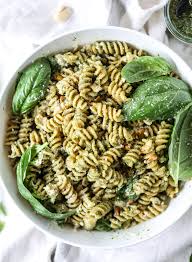 Image result for Pesto pasta salad ( Fusilli )
