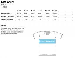 Toddler T Shirt Sizes Chart Coolmine Community School