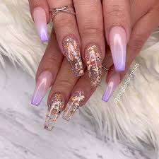 See more ideas about nails, lavender nails, nail designs. 21 Lavender Coffin Nails That Are Perfect For Spring Stayglam