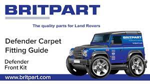britpart defender front carpet kit