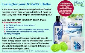 how do i wash my norwex cloths