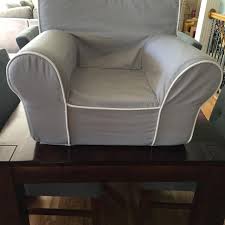 The anywhere chair offers children a great place for reading and playing. Find More Pottery Barn Kids Anywhere Chair Regular Size Cover Is Brand New Light Gray With White Piping 60 Cross Posted For Sale At Up To 90 Off