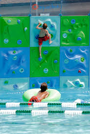 Climbing Wall For Swimming Pool