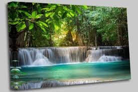 Secret Waterfall Canvas Canvas Wall Art