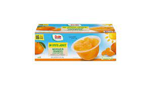 dole mandarin oranges fruit cups 4 oz