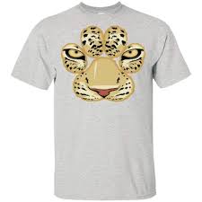 Amazon Com White Tiger Paw Face T Shirt For Men Women Kids