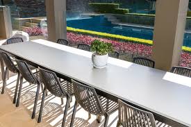 modern outdoor dining table custom