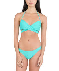 Marina West Aqua Wrap Bikini Top Bottoms Women