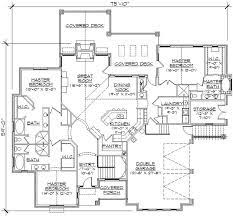 Dual Master Suites One Story Home Plan