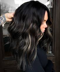 30 ideas of black hair with highlights