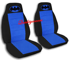 Batman Car Seat Covers In Blue Black