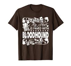 Amazon Com Bloodhound Shirt Bloodhound Dog Heart T Shirts