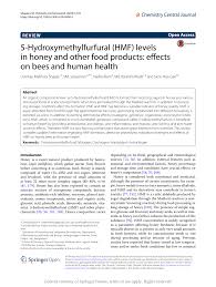 5 hydroxymethylfurfural hmf levels