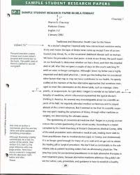 Literature review sample for research paper