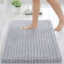 luxury chenille bathroom rug extra