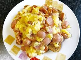 scrambled eggs with sausage easy