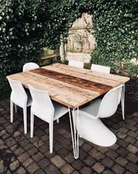 13 durable diy outdoor dining tables. Make Your Own Diy Table Outdoor Table The Hairpin Leg Co