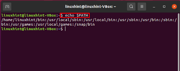 change the path in the linux terminal