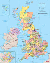 This map also highlights the large motorways and railway routes that cross the united kingdom. United Kingdom Map England Wales Scotland Northern Ireland Travel Europe