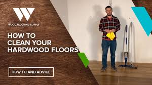 clean maintain a hardwood floor