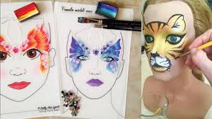 fun face painting practice without