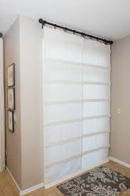Off White Sliding Glass Door Curtain Shade Per Panel