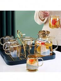 1pc Borosilicate Glass Tea Pot Cold