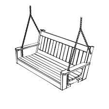 how to build a diy outdoor swing bench