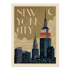 Statestudio Nyc Deco Skyline Printed