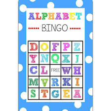 Make printable and virtual bingo cards. Abc Alphabet Bingo Game Learn Children Educational Poster 21 24x36 E 1271 Ebay