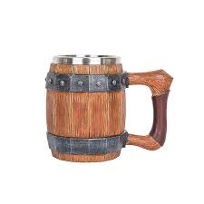 Wooden Barrel Beer Mug Bucket Shaped