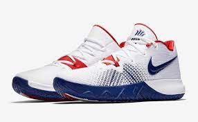 Kyrie irving probably just gave us all an accidental look at the newest upcoming kyrie sneaker in his nike line. Kyrie Irving Shoes Red White And Blue Cheap Online