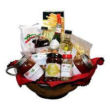 italian provision gift basket in st