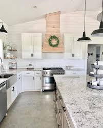 modern farmhouse kitchen with concrete
