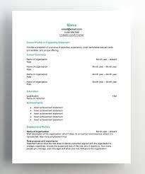 We show you the best resume format to use for your job. Free Resume Templates
