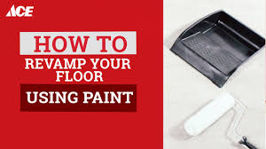 floor using paint ace hardware