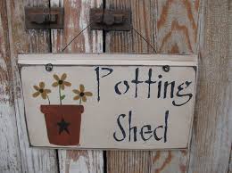 Summer Potting Shed Sign