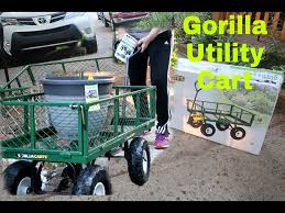 Assembling Gorilla Utility Cart Gor400