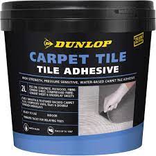 dunlop carpet tile adhesive grout