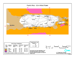 Puerto rico can be divided into tourist regions, no matter where you choose to vacation, you'll find great beaches to visit on our map. Distribucion Del Recurso Viento En Puerto Rico Mapa En Dominio Publico Download Scientific Diagram