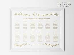 Printable Wedding Seating Chart Sign Table Assignment