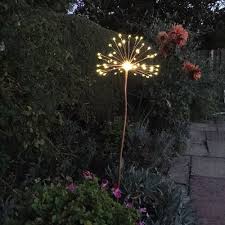 Flower Garden Light Copper And Solar