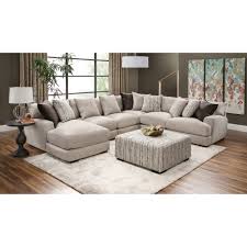 wake 5 piece left chaise sectional