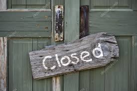 Closed Sign On Door Stock Photo Mj0007 92912926